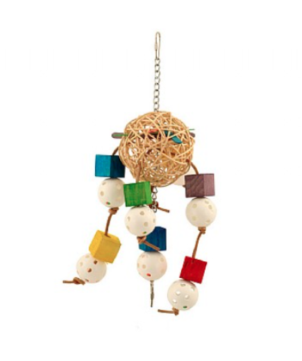 Balls and Blocks Parrot Toy